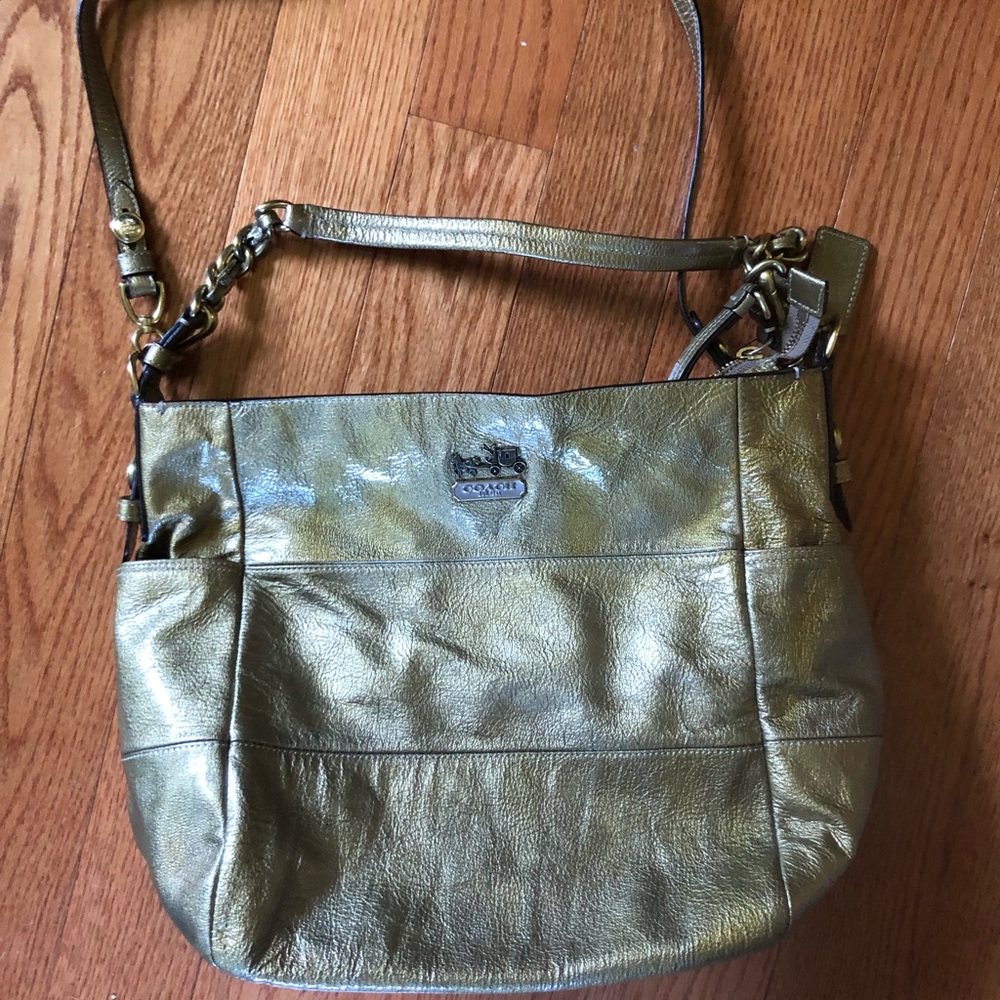Gold Coach Bag